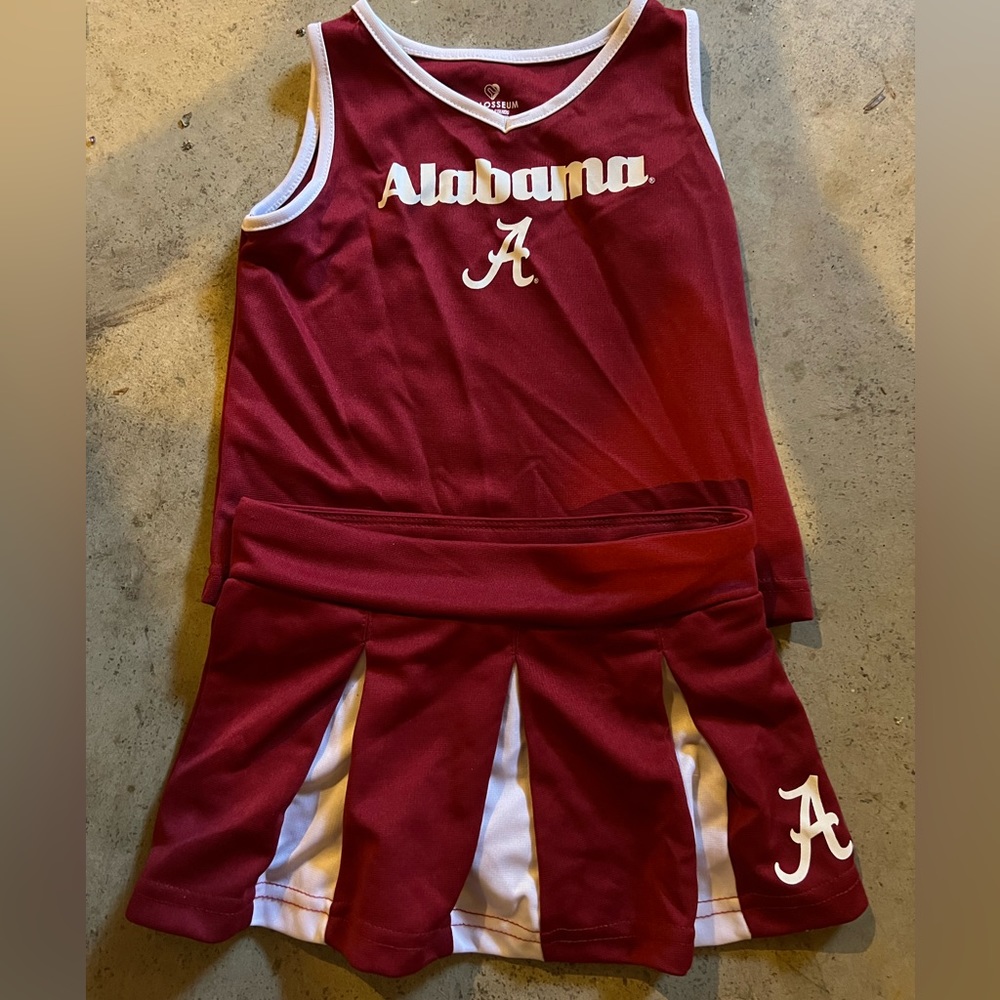 Alabama cheerleading outfit